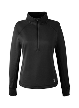 Spyder Women's Black Freestyle Half-Zip