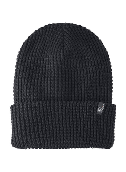 Spyder Black Melange Vertex Knit Beanie