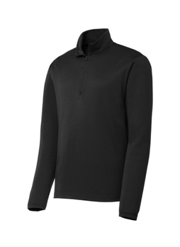 SPORT-TEK Men's Black PosiCharge Competitor Quarter-Zip