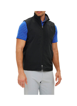 Zero Restriction Men's Black Fleece Hybrid Vest