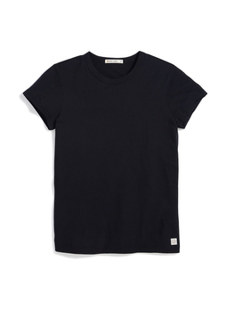 Marine Layer Women's Black Signature Classic Bound T-Shirt