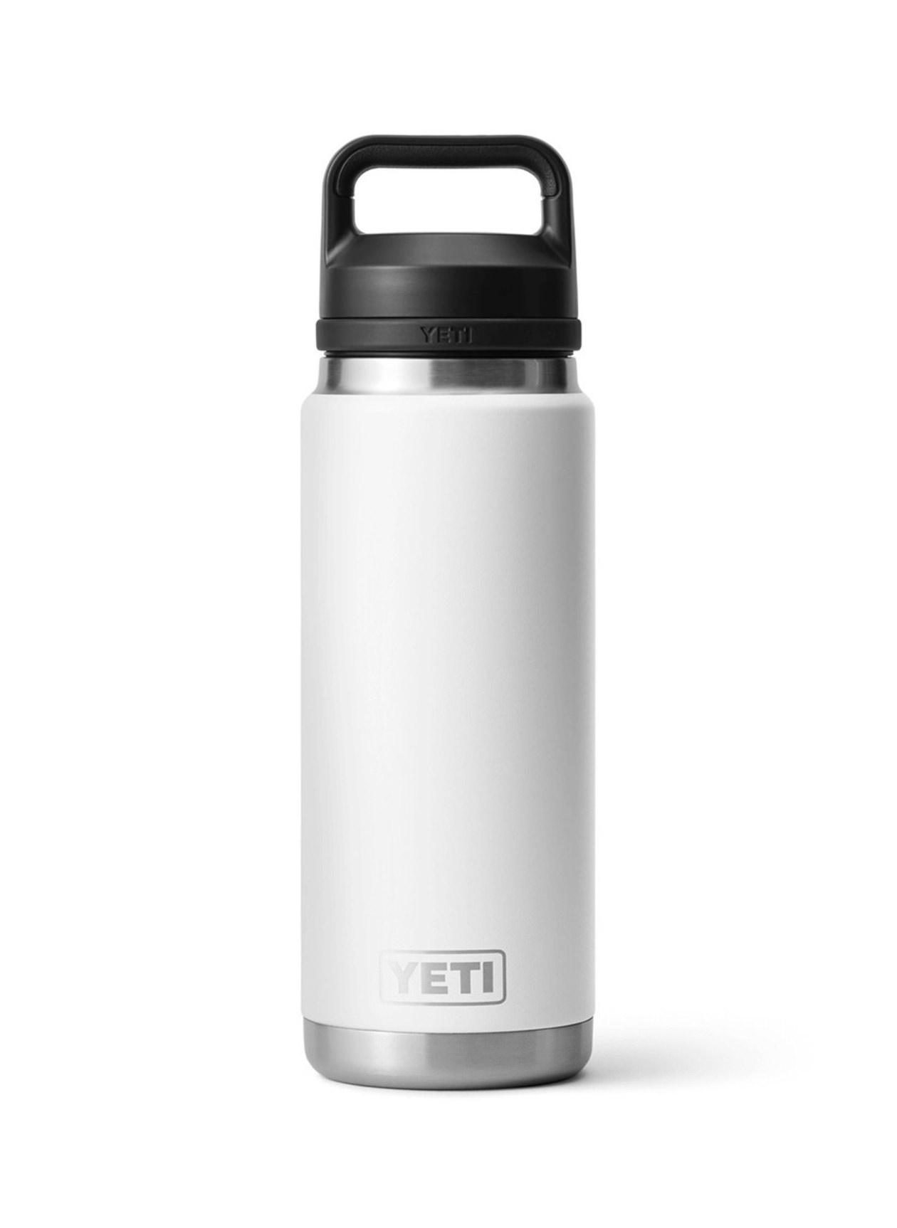 YETI White Rambler Bottle 26 oz Chug