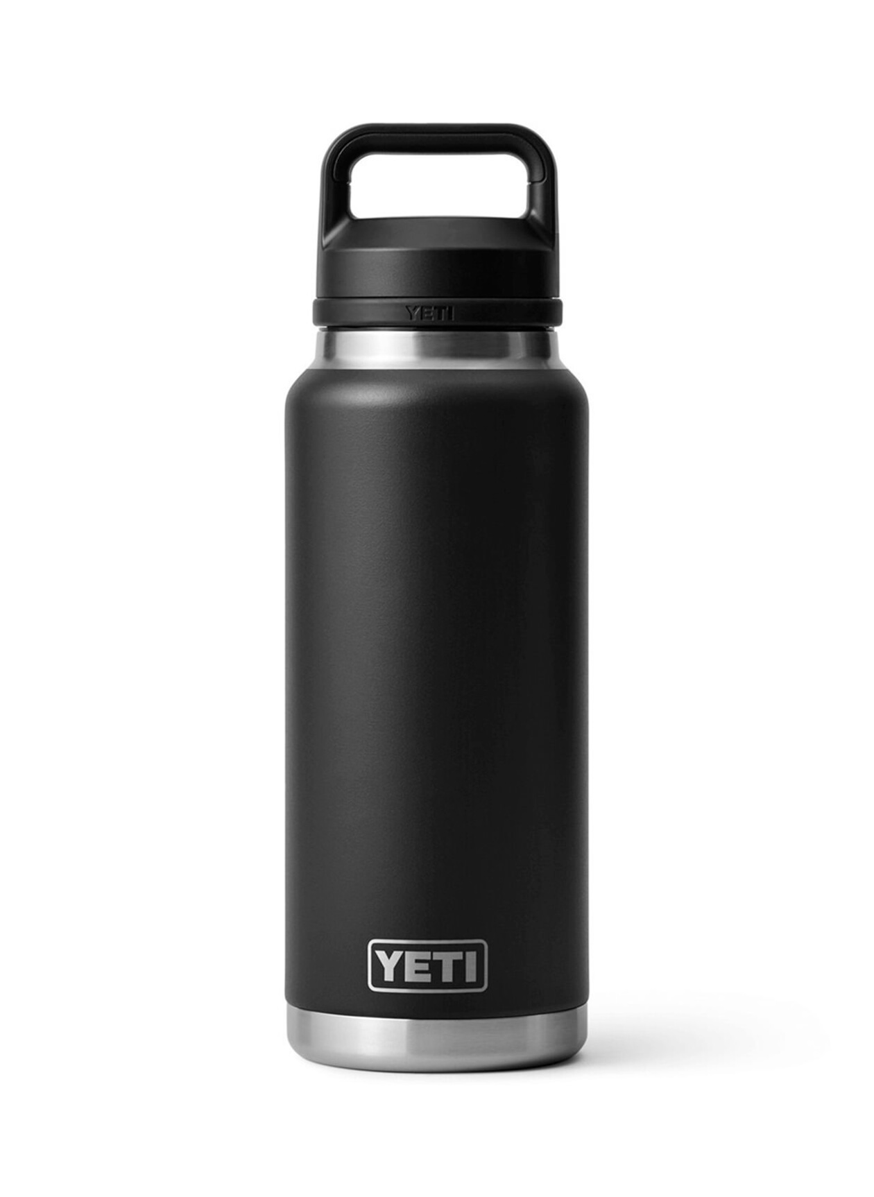 YETI Black- Rambler Bottle 36 oz Chug