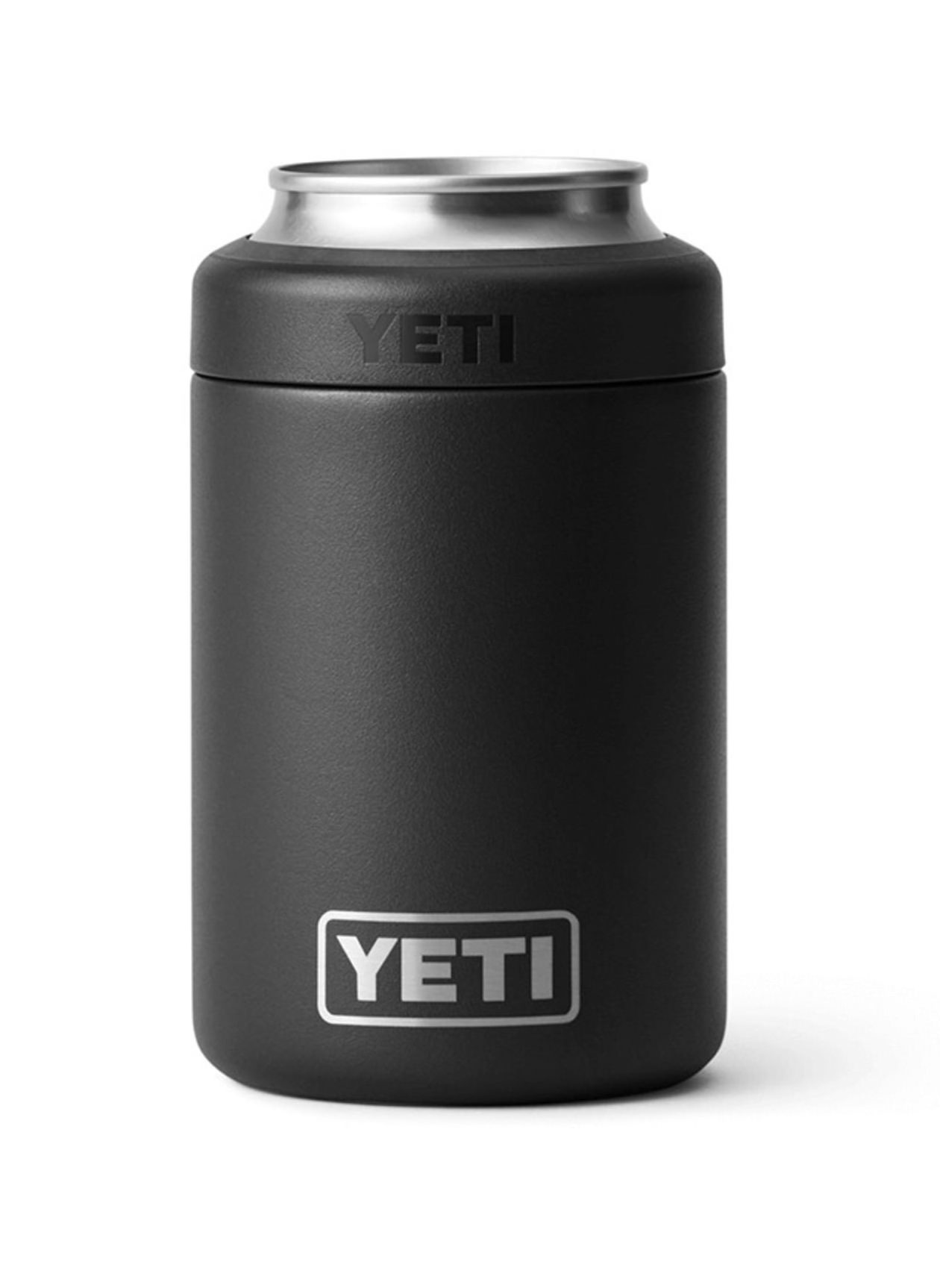 YETI Black Rambler 12 oz Colster